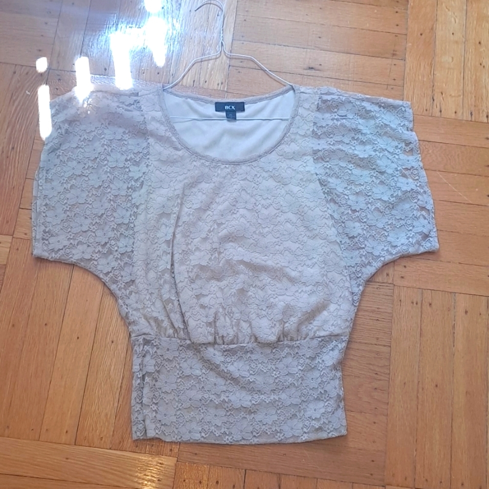 BCX Flutter Sleeve Top